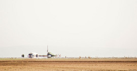 Coring site and camp in the Chew Bahir basin in southern Ethiopia.