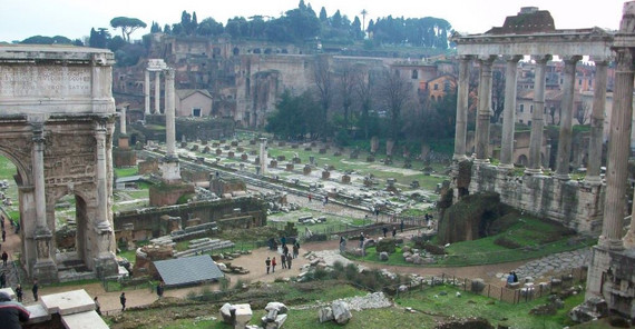 Foto: Forum Romanum. Foto: Antje Horn-Conrad.