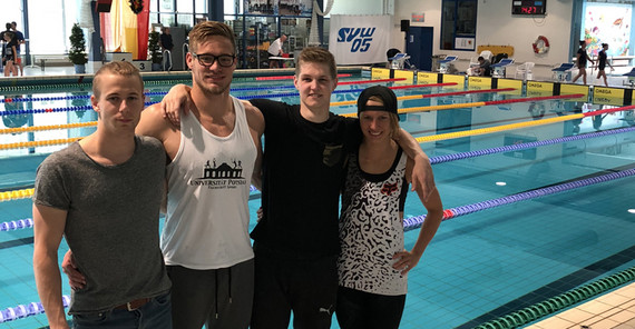 Arwed Golldack, Tim-Thorben Suck, Simon Fritsch und Eileen Diener (v.l.n.r). Foto: Tim-Thorben Suck. Arwed Golldack, Tim-Thorben Suck, Simon Fritsch und Eileen Diener (v.l.n.r). Foto: Tim-Thorben Suck.