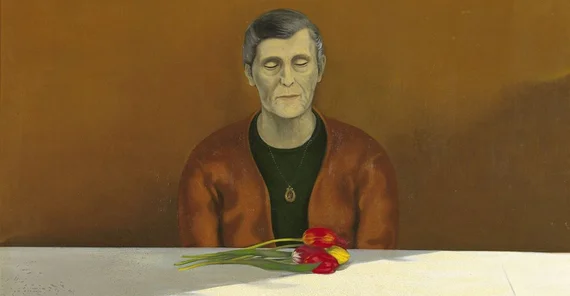 Zeichnung: Wolfgang Mattheuer: „Die Ausgezeichnete“ von 1973/74