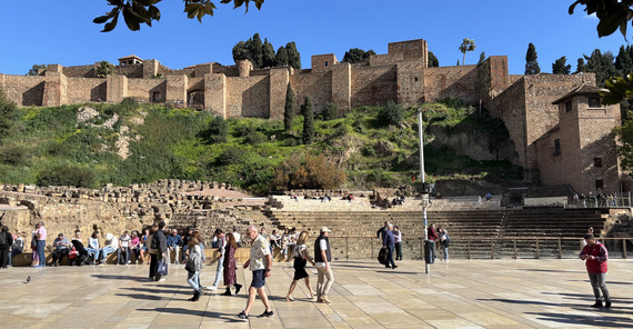Blick auf Malaga. Das Foto wurde von Bernd Malzanini aufgenommen.