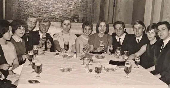 Vor 50 Jahren: Seminargruppe an der Pädagogischen Hochschule
