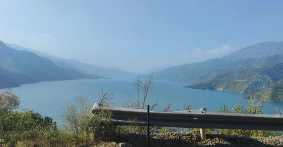 Der Tehri-Stausee.