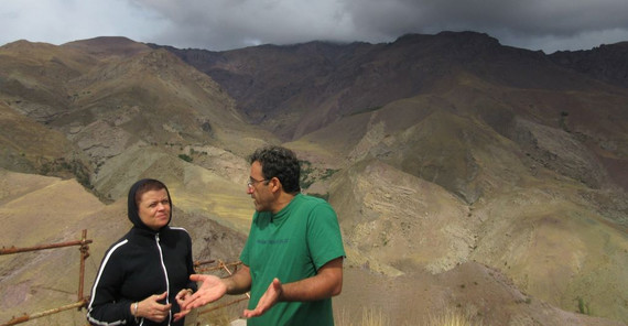 Interreligiöser Dialog auf der Festung Alamut, Foto: N. Riemer
