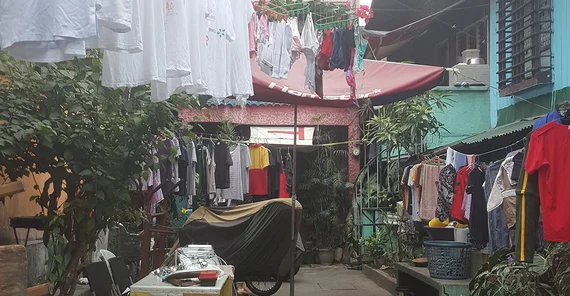 View of a backyard in Manila