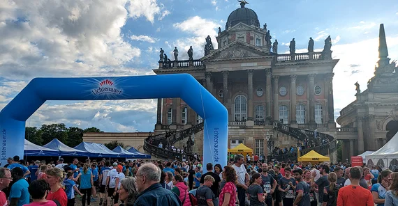 Zielbereich beim Firmenlauf 2024