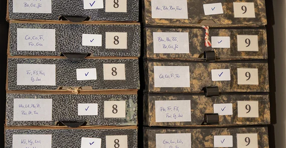 Index cards in the Brandenburg-Berlinisches Spracharchiv