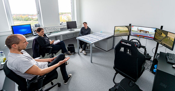 Im Labor der AEye-Forschungsgruppe