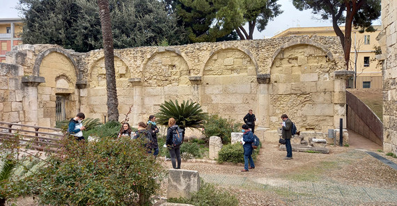 Das Bild zeigt die Basilika San Saturnino in Sardinien. Foto: Dr. Nina Mindt