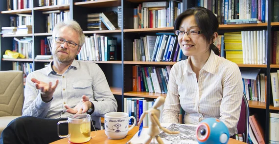 Martin Fischer und Yuefang Zhou.