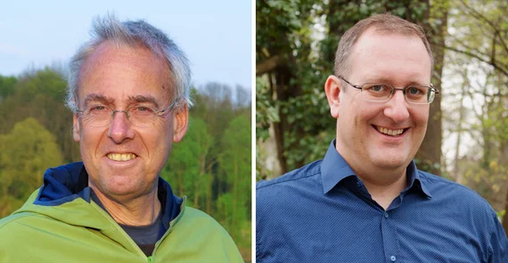Lutz Wisotzki (links) und Christoph Pfrommer (rechts) | Foto: privat / AIP