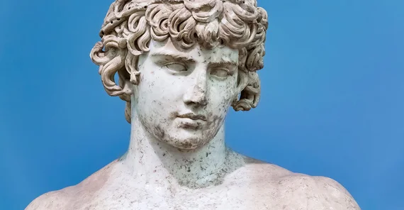 Antique bust.