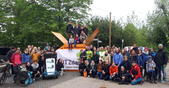 Zehn Kubikmeter Müll haben die Sammlerteams zusammengetragen | Foto: Julia Schoenberner Zehn Kubikmeter Müll haben die Sammlerteams zusammengetragen | Foto: Julia Schoenberner