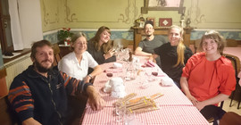 Abschiedsessen mit Nadir. Foto: Kimminich
