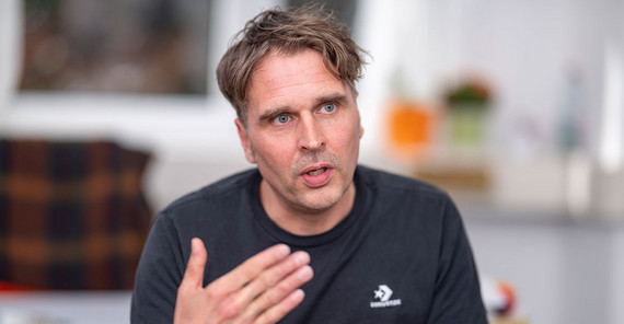 Lars Eckstein im Gespräch.