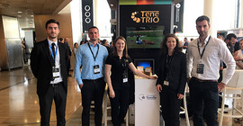 V.l.n.r.: „PerfAccT“-Geschäftsführer Alexandros Kabbathas, Sascha Thormann (Leiter Transferservice von Potsdam Transfer), Katrin Kühn und Dr. Ina Henkel (zwei der drei Gründerinnen von „TeneTRIO“) sowie Robert Klimpke (Leiter Gründungsservice von Potsdam Transfer). (Foto: Sascha Thormann)