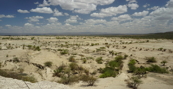 Diatomitablagerungen in Olorgesailie | Foto: Corinna Kallich Diatomitablagerungen in Olorgesailie | Foto: Corinna Kallich